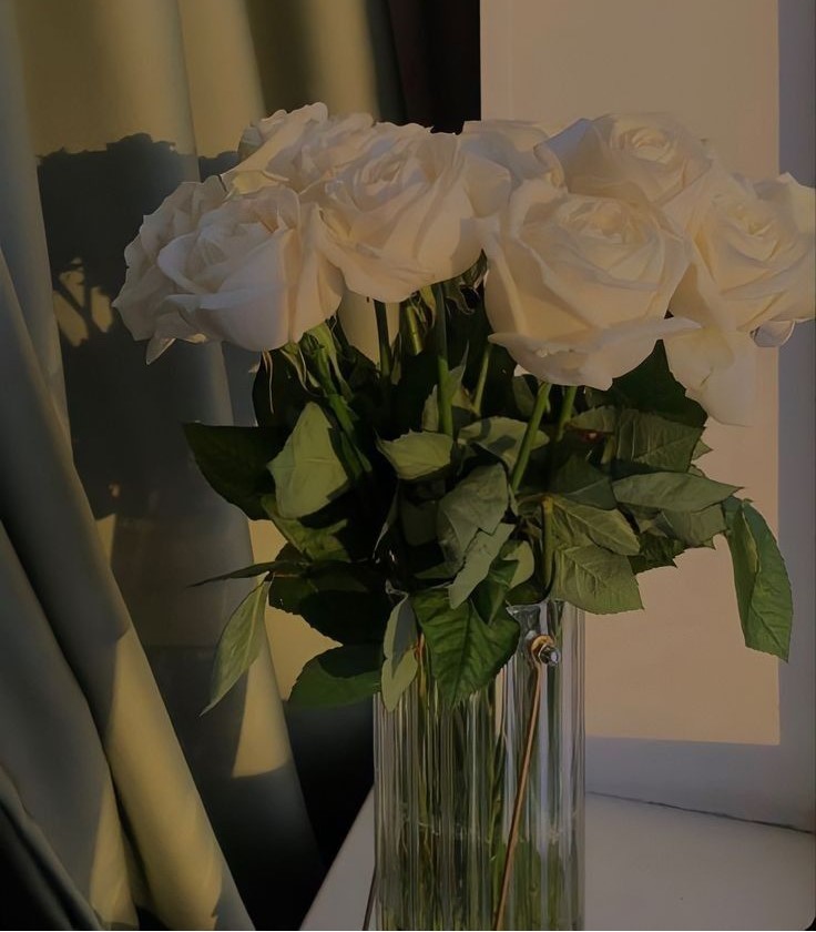 white roses